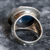 Blue Kyanite Ring - Natural Kyanite Ring - Blue Statement Ring