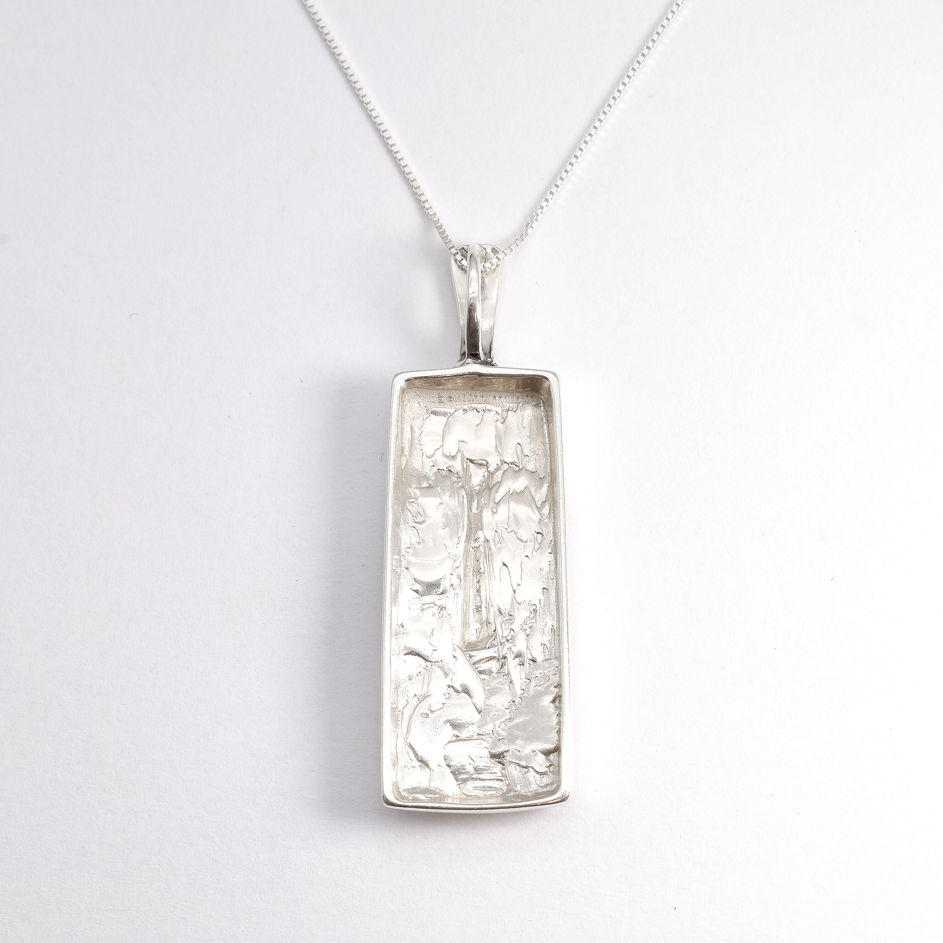 Face Pendant, Solid Silver Pendant, Unique Pendant, Artistic Silver Pendant, Ancient American, Sterling Silver Pendant, Unique Silver Chain