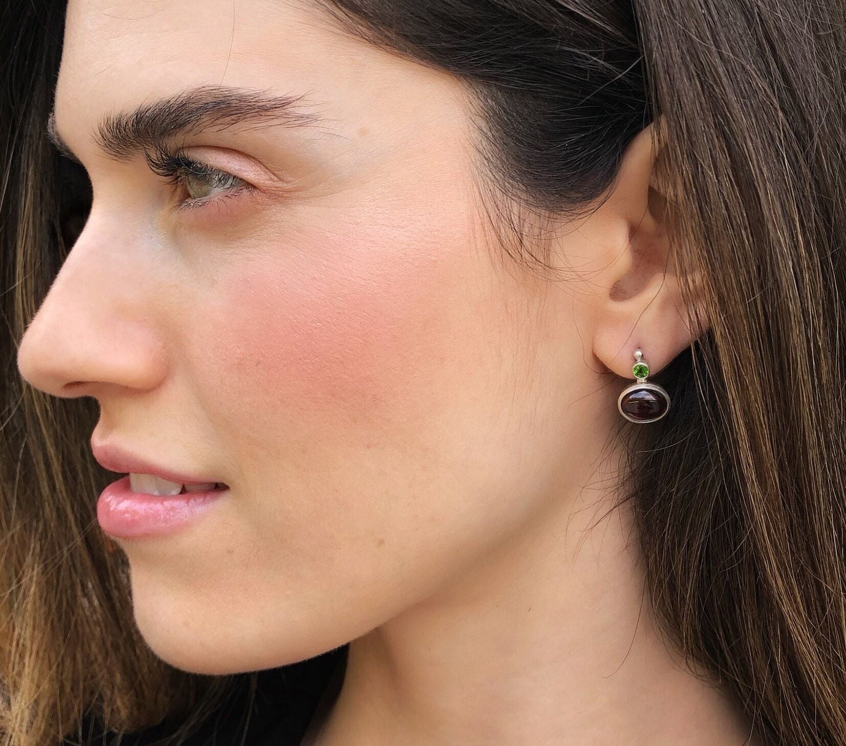 Vintage Earrings, Diamond Earrings, Created Diamond, Bridal Earrings, 3 Carat Diamond, Bridal Diamond Earrings, CZ Diamonds, Solid Silver