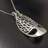 Silver Tree Pendant - Tree of Life Necklace - Statement Tree Necklace