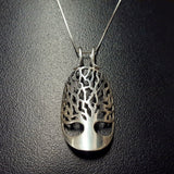 Silver Tree Pendant - Tree of Life Necklace - Statement Tree Necklace