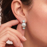 Drop Pearl Earrings - Natural Pearl Earrings - Vintage Bridal Studs