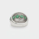 Natural Emerald Ring in 925 Sterling Silver, perfect for expressing love and healing, makes a thoughtful gift for any occasion.