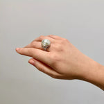 Luxurious Mabe Pearl Ring in 925 Sterling Silver, an exquisite choice for everyday style and meaningful birthday celebrations.