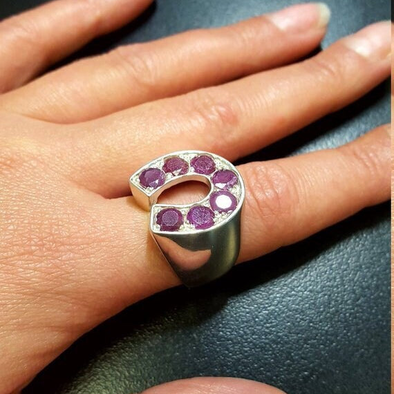 Elegant 925 Sterling Silver Ring featuring Round Natural Blue Sapphire, perfect for September birthdays and special occasions.