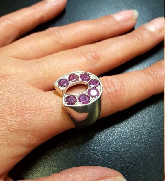 Elegant 925 Sterling Silver Ring featuring Round Natural Blue Sapphire, perfect for September birthdays and special occasions.