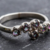 Mystic Topaz Ring - Vintage Purple Ring - Real Mystic Topaz Ring