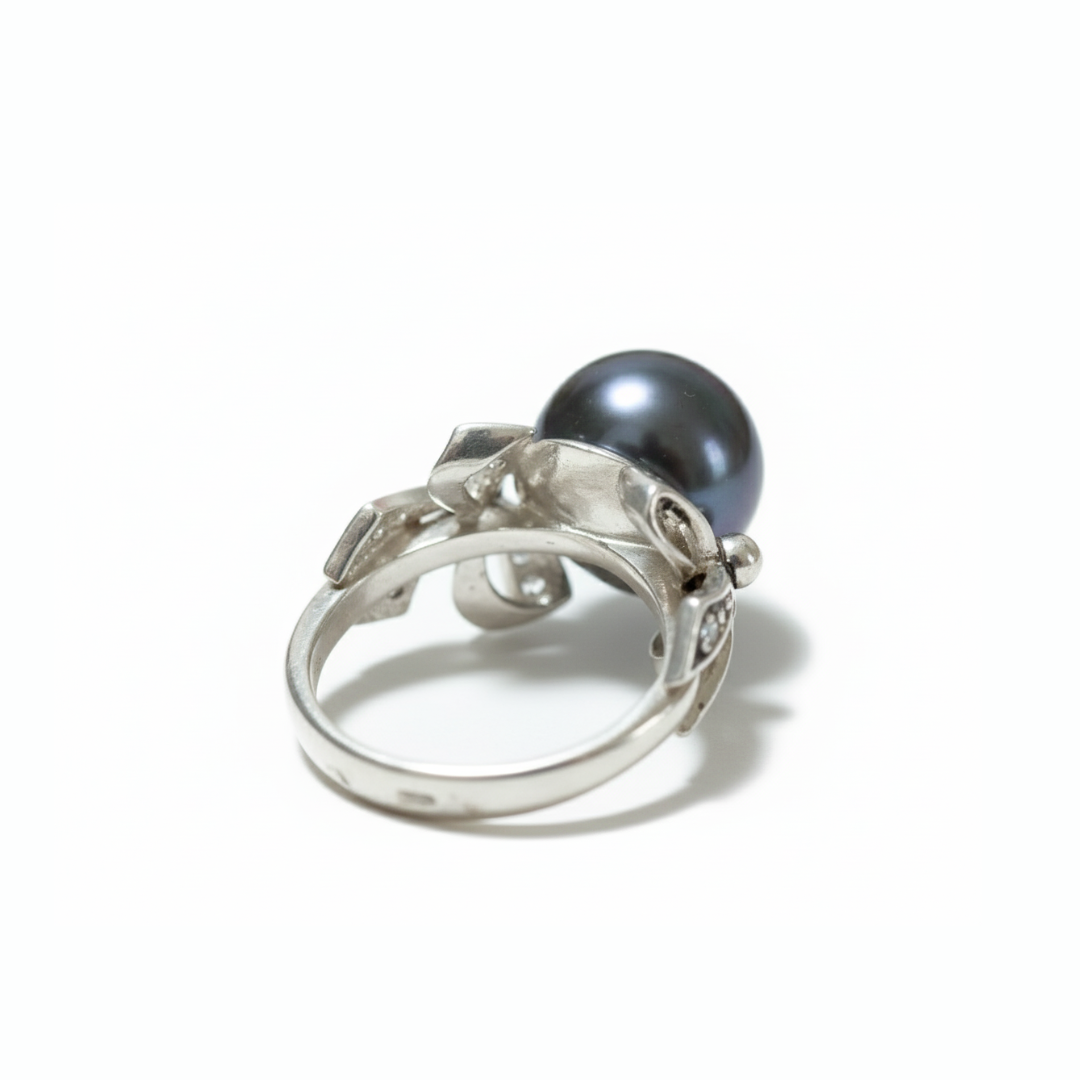 Stylish Natural Pearl Ring crafted in 925 Sterling Silver, symbolizes purity, making it a thoughtful June birthday gift.