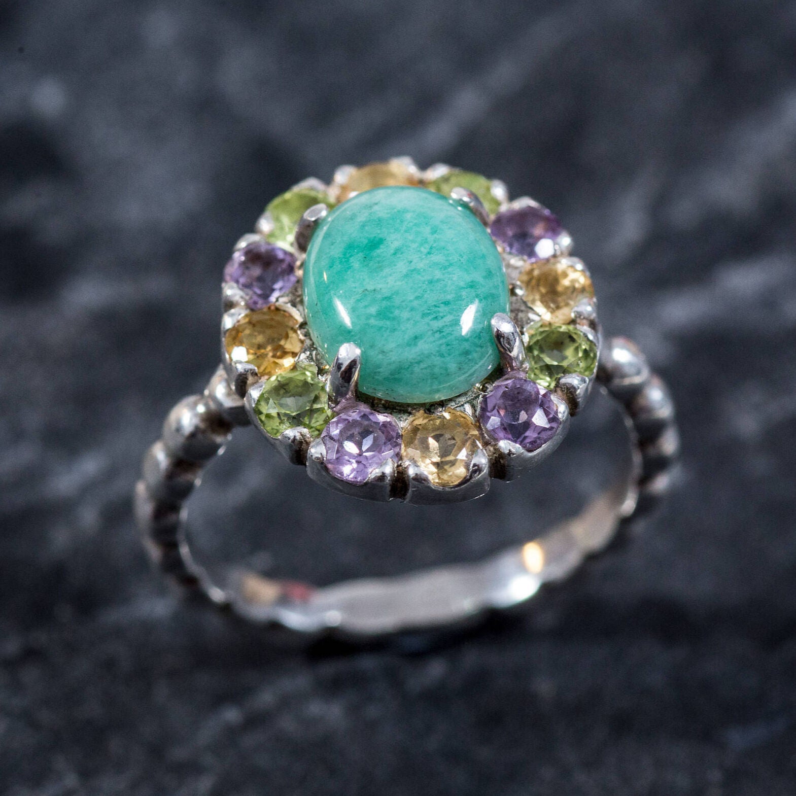 Natural Emerald Ring made in 925 Sterling Silver with Oval Natural Green Emerald in Halo setting, May Birthstone gift idea, symbolizes growth, harmony, and deep emotional healing, ideal for everyday wear and perfect for birthday gifting and special occasions.