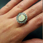 Opal Ring, Natural Opal Ring, Ethiopian Opal, Vintage Opal Ring, Natural Fire Opal, Vintage Opal, Vintage Rings, Antique Opal, Fire Opal