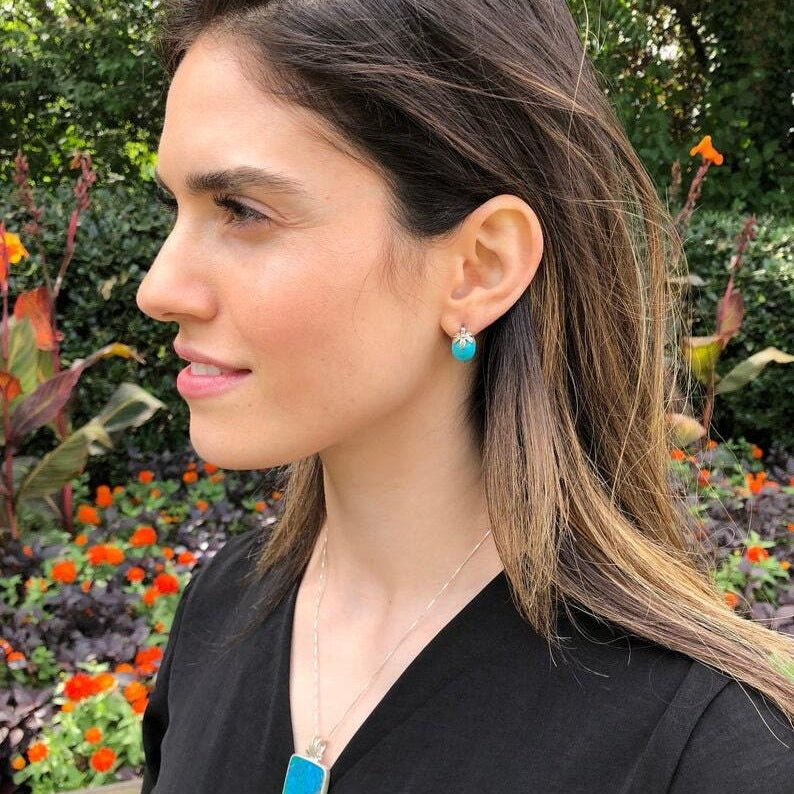 Rose Quartz Earrings, Natural Rose Quartz, Leaf Earrings, January Birthstone, Stud Earrings, Pink Studs, Vintage Earrings, Silver Earrings