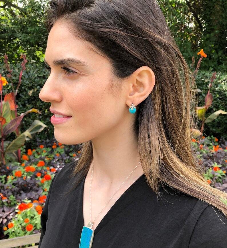 Rose Quartz Earrings, Natural Rose Quartz, Leaf Earrings, January Birthstone, Stud Earrings, Pink Studs, Vintage Earrings, Silver Earrings