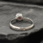 Ruby Ring, Natural Ruby, Ruby Engagement Ring, July Birthstone, Red Ring, Red Ruby Ring, Ruby Promise Ring, July Ring, Solid Silver Ring(2)