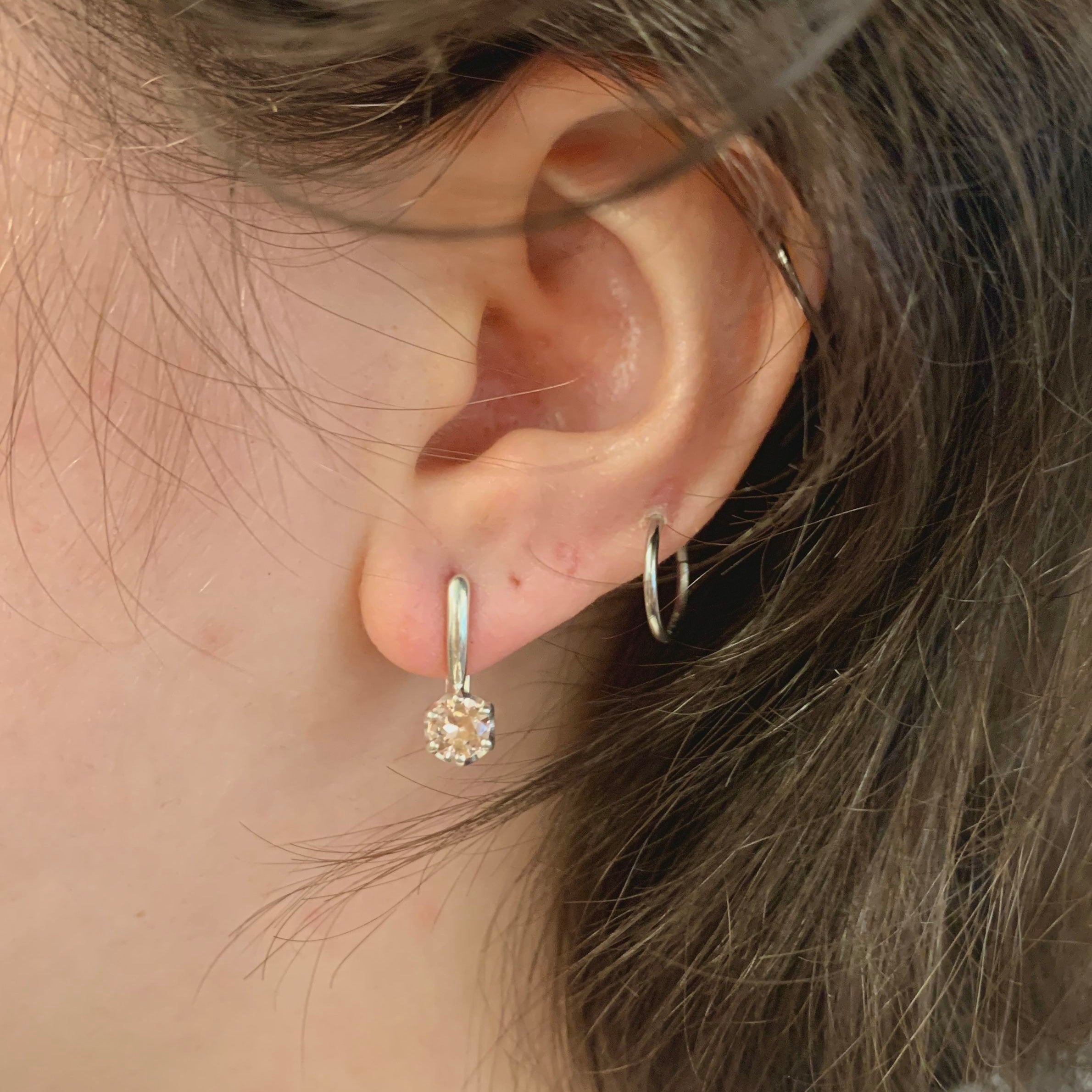 Morganite Earrings, Created Morganite, Pink Earrings, Vintage Earrings, Pink Morganite Earrings, Pink Studs, 925 Silver Earrings, Morganite