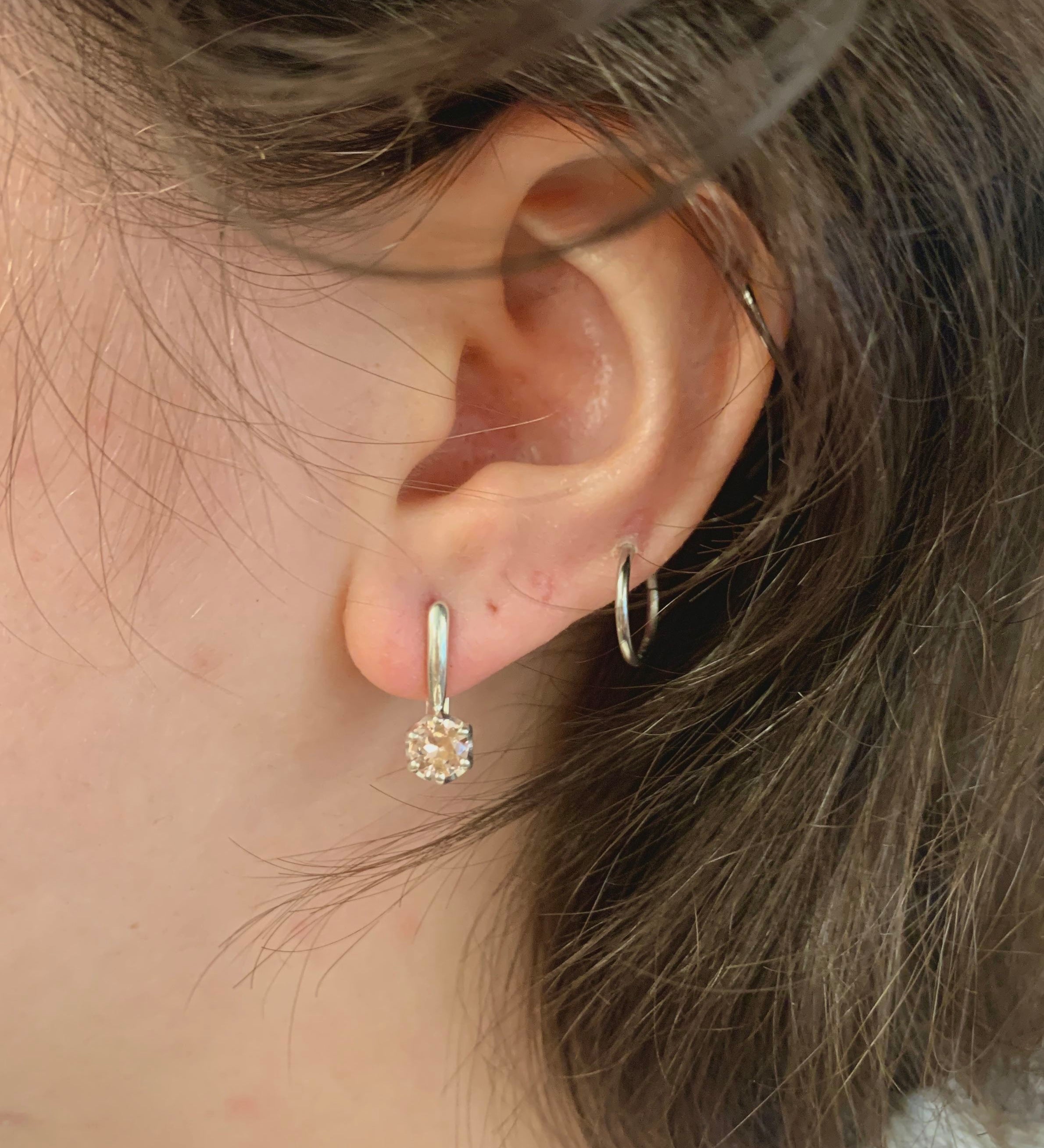 Morganite Earrings, Created Morganite, Pink Earrings, Vintage Earrings, Pink Morganite Earrings, Pink Studs, 925 Silver Earrings, Morganite