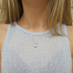 Diamond Pendant, Created Diamond, Sparkly Pendant, Bridal Pendant, Sparkly Vintage Pendant, Cubic Zirconia Pendant, Solid Silver Pendant