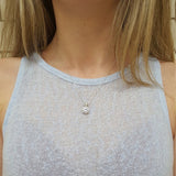 Diamond Pendant, Created Diamond, Sparkly Pendant, Bridal Pendant, Sparkly Vintage Pendant, Cubic Zirconia Pendant, Solid Silver Pendant