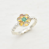 Opal Ring made in 925 Sterling Silver with White Opal in setting, October Birthstone gift idea, symbolizes, ideal for everyday wear and perfect for birthday gifting and special occasions.