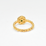 Adina Stone material options for 925 Sterling Silver, 18K Yellow Gold Vermeil, 18K White Gold Vermeil, 18K Rose Gold Vermeil.
