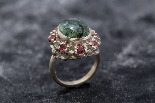 Green Tourmaline Ring – llyn strong - fine art jewelry