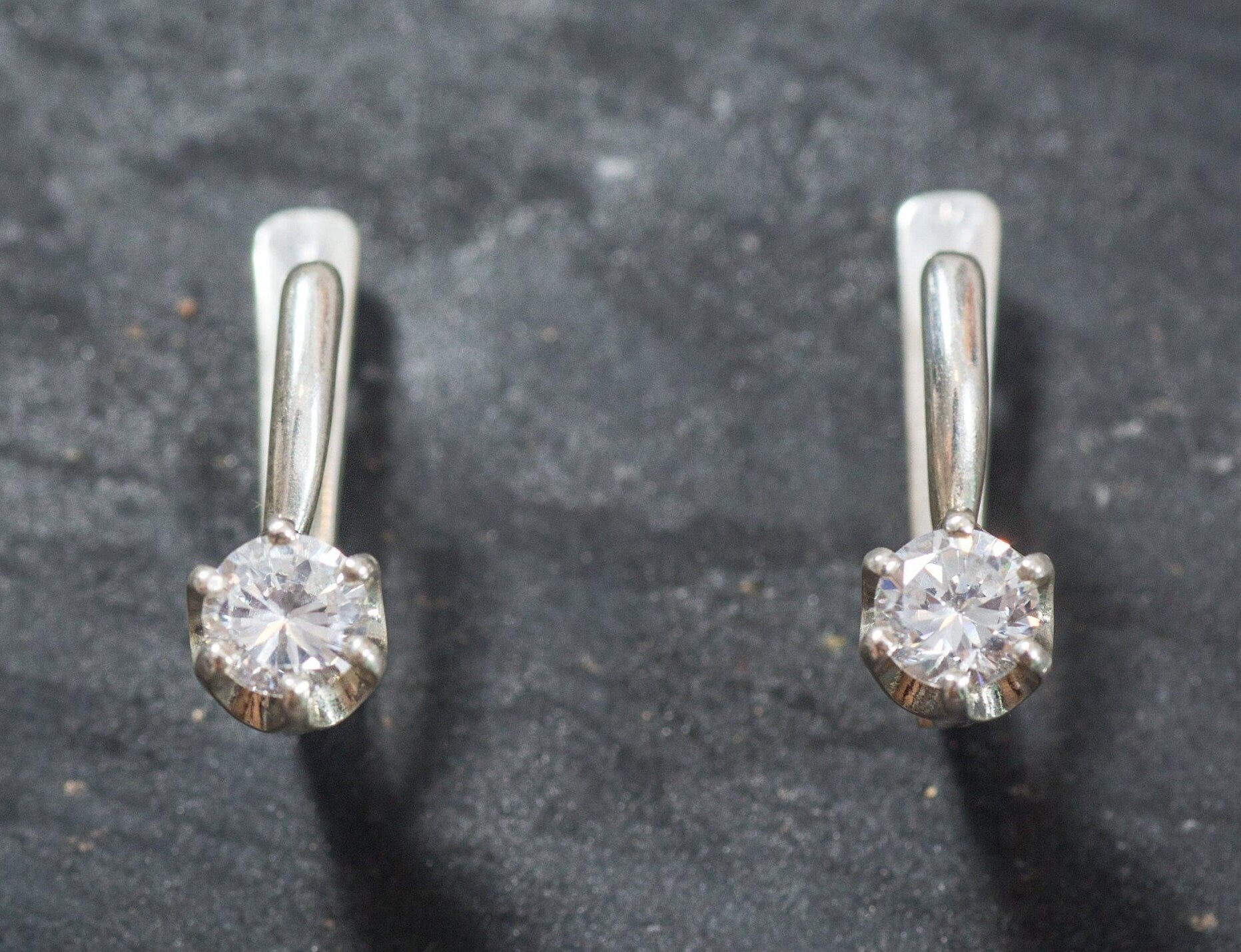 Diamond Earrings, Created Diamond Earrings, Bridal Earrings, Stud Earrings, Lab Diamond, Diamond Studs, Solid Silver Earrings, Diamond