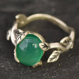 Chic 925 Sterling Silver ring with an oval Created Green Emerald, a stunning May birthstone gift for everyday elegance.
