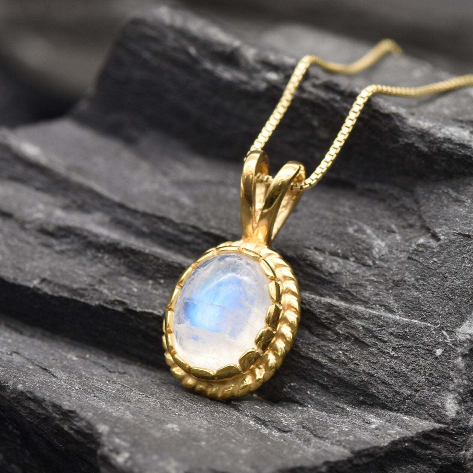 Moonstone Pendant, Rainbow Moonstone, Natural Moonstone, Victorian Pendant, June Birthstones, Vintage Pendant, June Pendant, Silver Pendant(1)