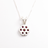 Adina Stone material options for 925 Sterling Silver, 18K Yellow Gold Vermeil, 18K White Gold Vermeil, 18K Rose Gold Vermeil.