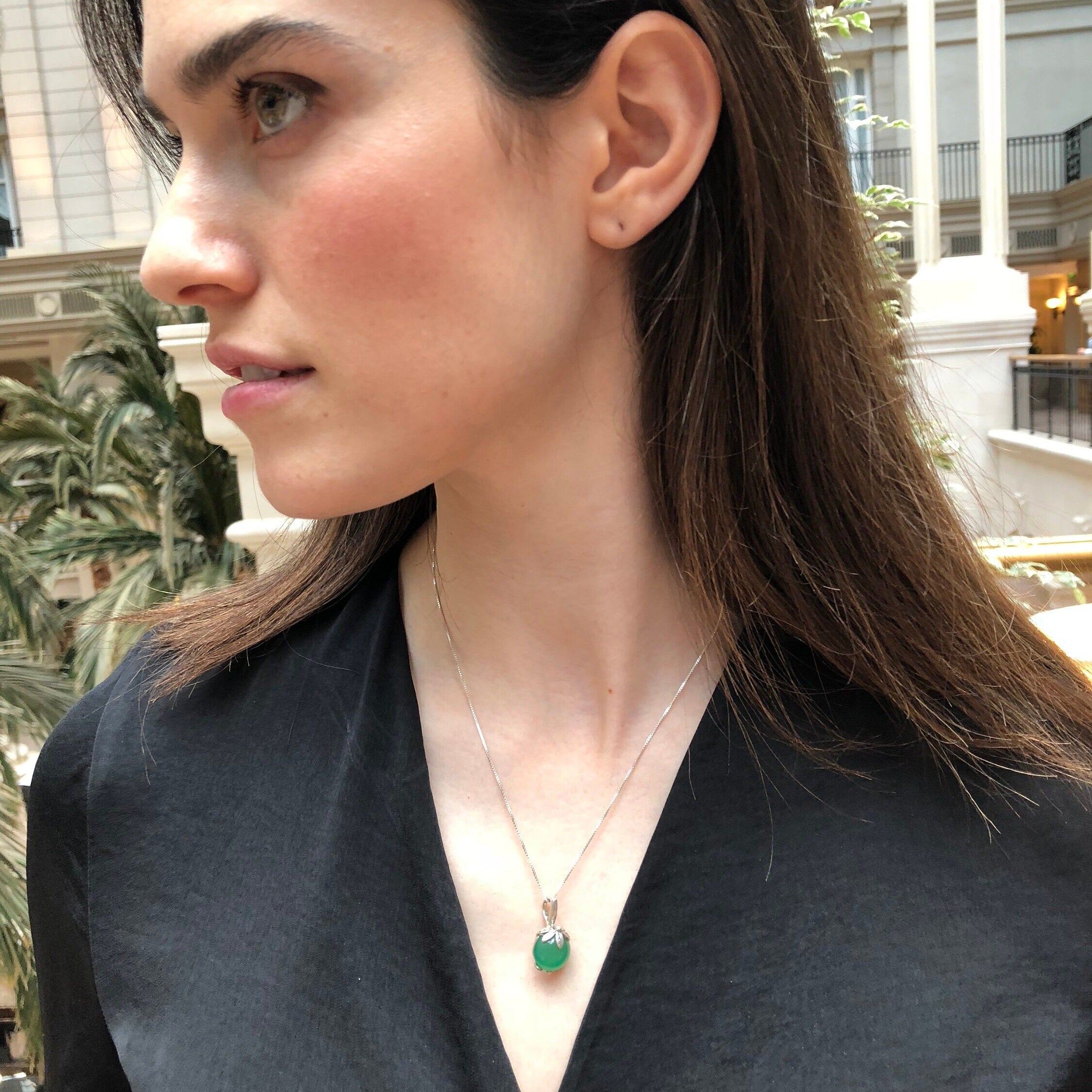 Leaf Pendant, Kyanite Pendant, Natural Kyanite, Flower Pendant, Blue Flower Pendant, Blue Pendant, African Stone, Silver Pendant, Kyanite