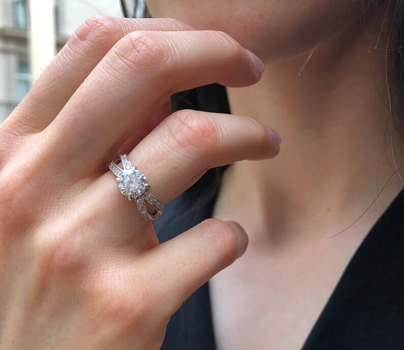 Citrine Ring, Natural Citrine, November Birthstone, Yellow Diamond Ring, Promise Ring, Engagement Ring, Vintage Ring, 925 Sterling Silver