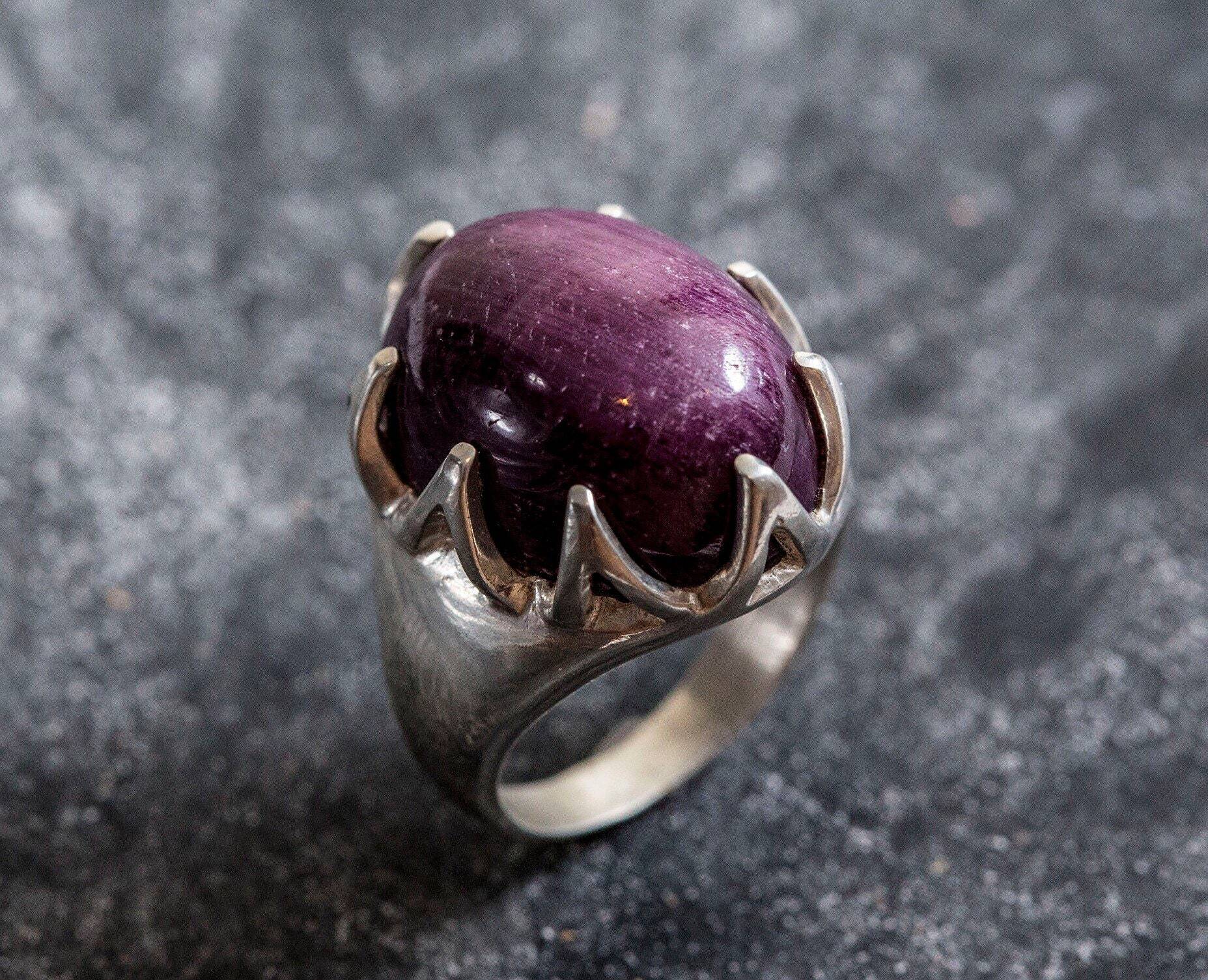 Natural Ruby Ring made in 925 Sterling Silver with Oval Natural Red Ruby in Prong setting, July Birthstone gift idea, symbolizes nobility, purity, and passion, ideal for everyday wear and perfect for birthday gifting and special occasions.