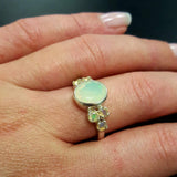 Vintage Opal Ring - Genuine Opal Ring - October Birthstone Ring