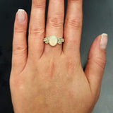 Vintage Opal Ring - Genuine Opal Ring - October Birthstone Ring