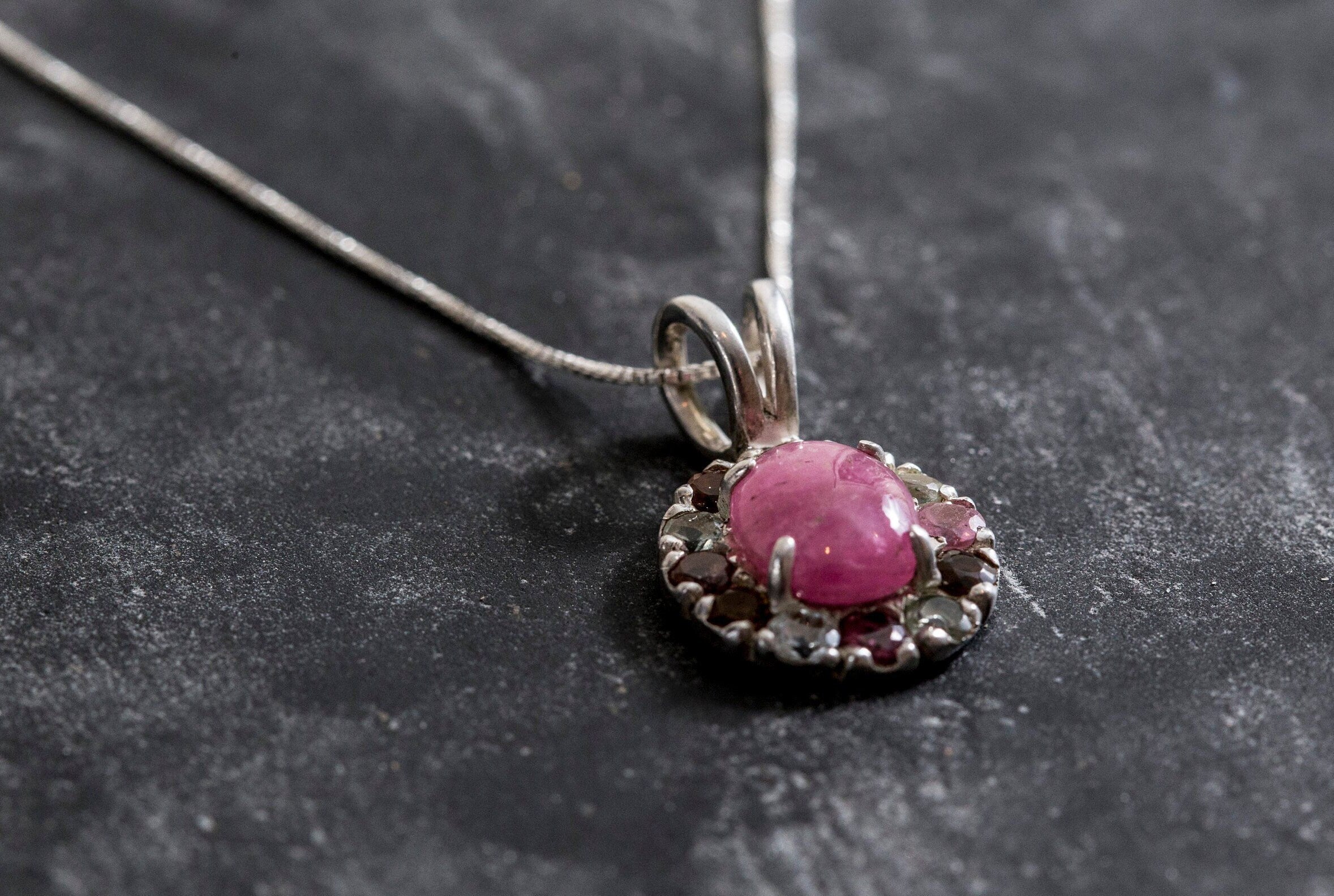 Pink Tourmaline Pendant, Tourmaline Pendant, Natural Tourmaline, October Birthstone, Victorian Pendant, October Pendant, Tourmaline