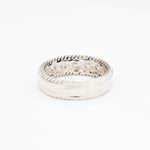 Charming Vintage Diamond Band in 925 Sterling Silver - A half eternity ring perfect for everyday style and meaningful gifts.