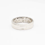 Charming Vintage Diamond Band in 925 Sterling Silver - A half eternity ring perfect for everyday style and meaningful gifts.