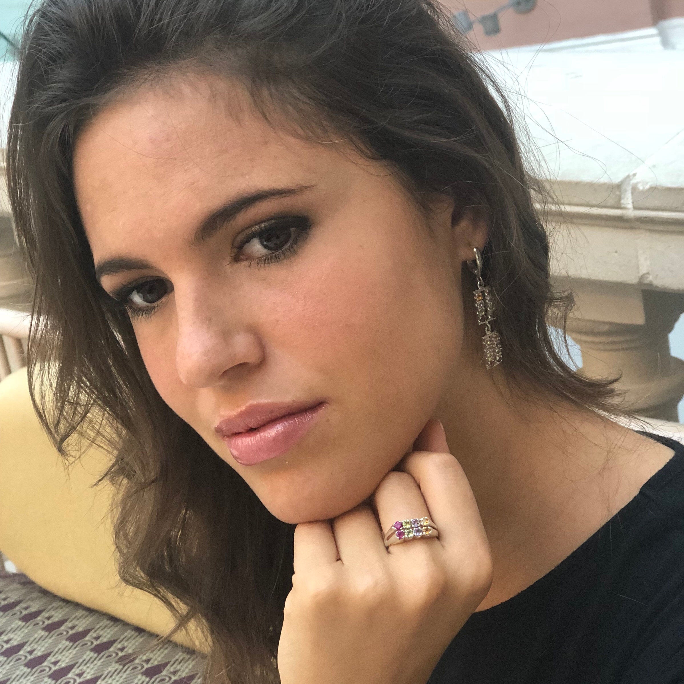 Topaz Earrings, Natural Topaz Earrings, Birthstone Earrings, Natural Citrine, Natural Blue Topaz, Natural Amethyst, Natural Peridot