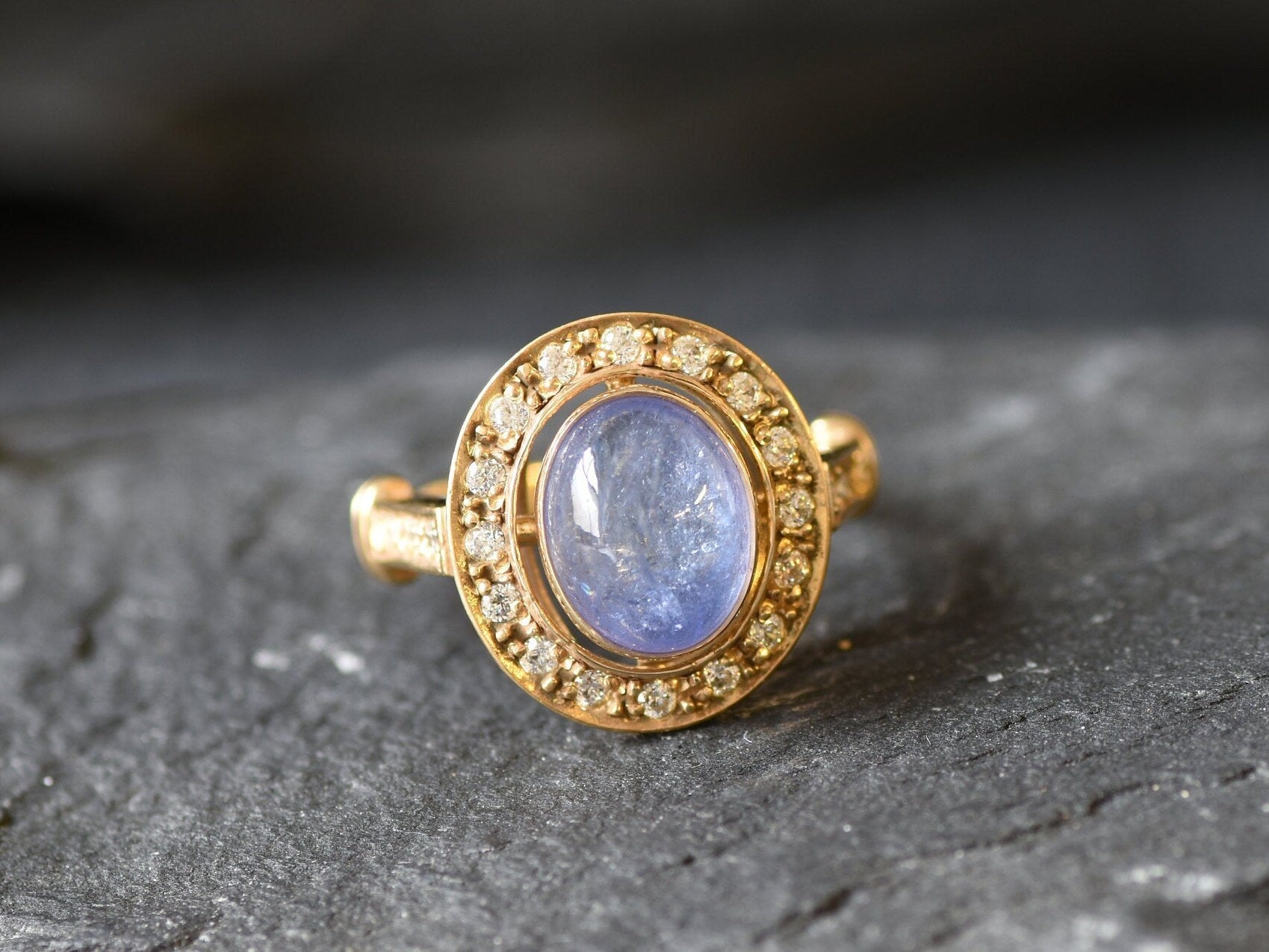 Tanzanite Ring, Natural Tanzanite, December Birthstone, Blue Vintage Rings, December Ring, Blue Ring, Vintage Rings, Silver Ring, Tanzanite(1)