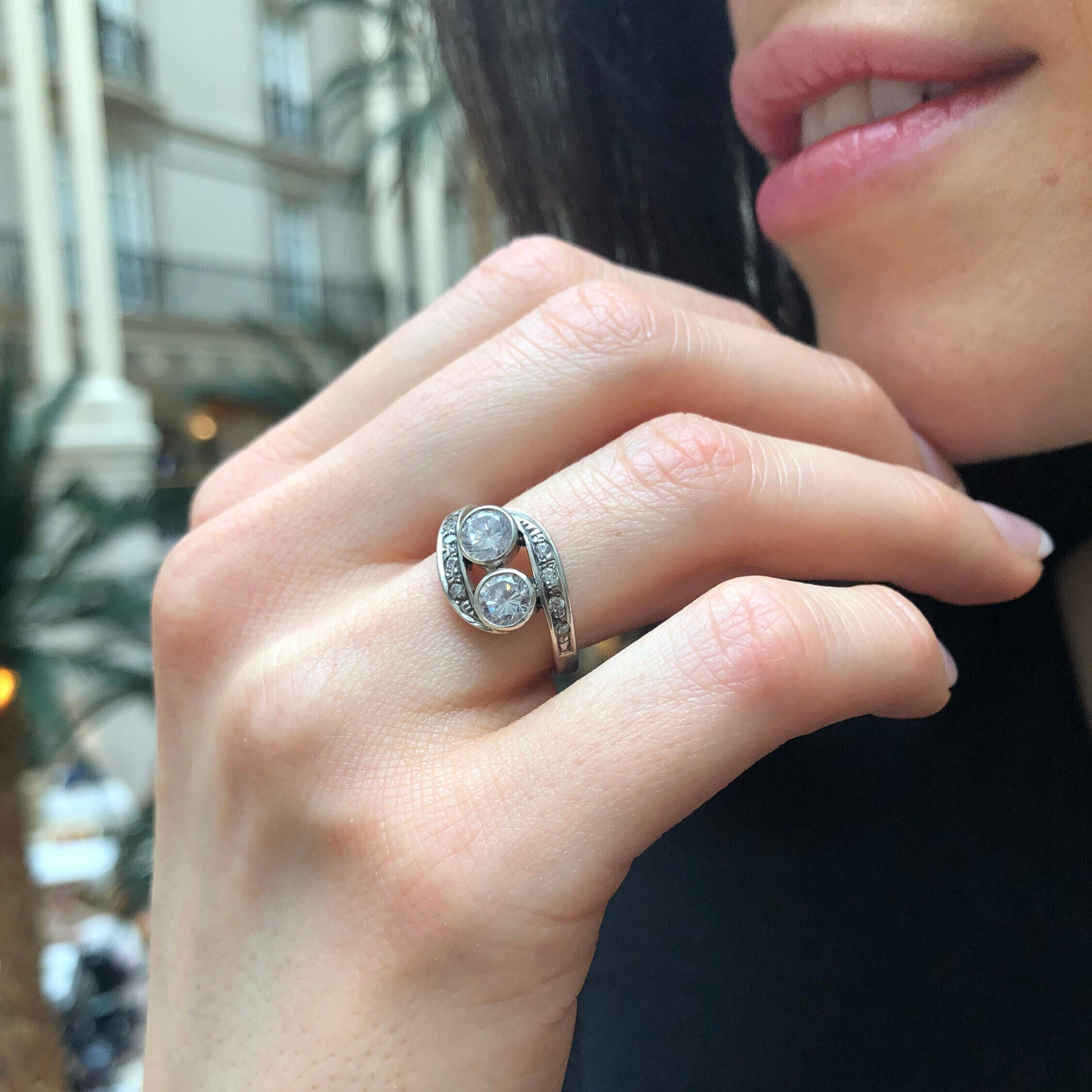 Adina Stone material options for 925 Sterling Silver, 18K Yellow Gold Vermeil, 18K White Gold Vermeil, 18K Rose Gold Vermeil.