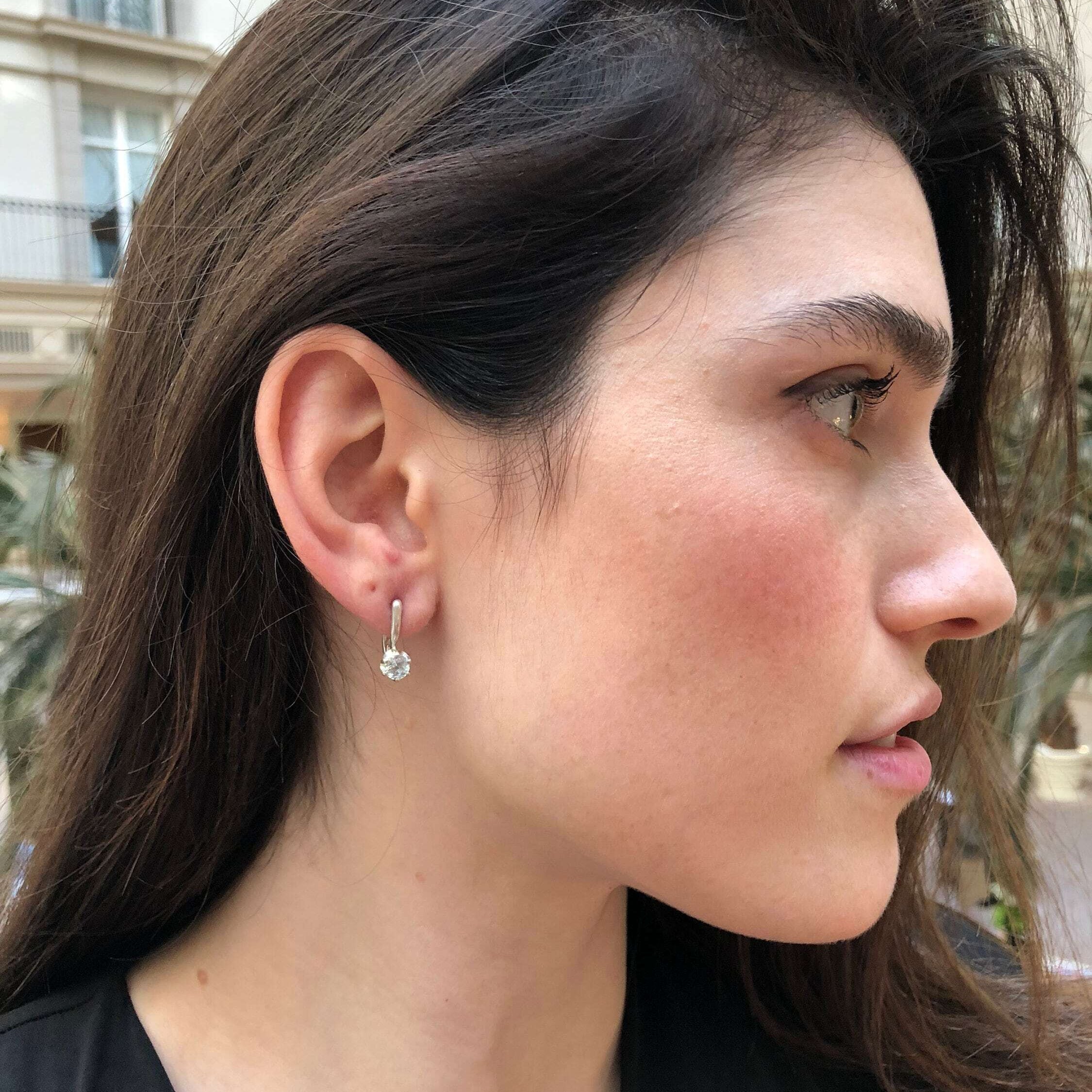 Elegant 925 Sterling Silver Natural Ruby Earrings, perfect for July birthdays and special occasions, symbolizing nobility and passion.