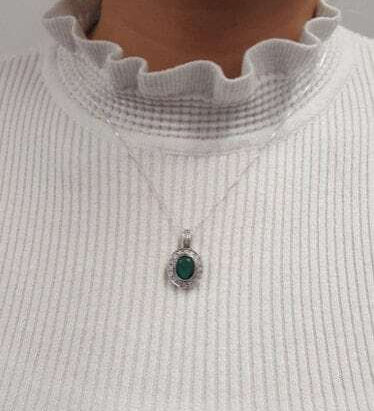 Elegant 925 Sterling Silver Natural Ruby Pendant, July Birthstone, perfect for everyday wear and special gifting occasions.