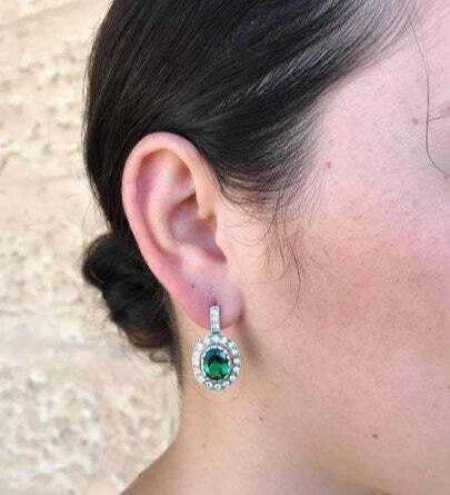 Garnet Earrings, Natural Garnet, January Birthstone, Victorian Earrings, Vintage Earrings, Red Earrings, Silver Earrings, 925 Silver, Garnet