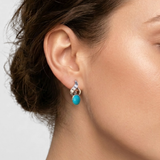 Turquoise Earrings - Sleeping Beauty Turquoise - Blue Drop Earrings