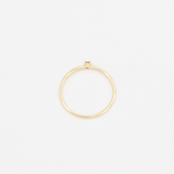 Certified Natural Diamond Ring - Solid 14k Gold Ring - Real Dainty Diamond Ring