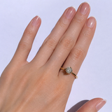 CERTIFIED 1 Carat Diamond Ring - Solid 14k Gold Ring - Real Diamond Engagement Ring