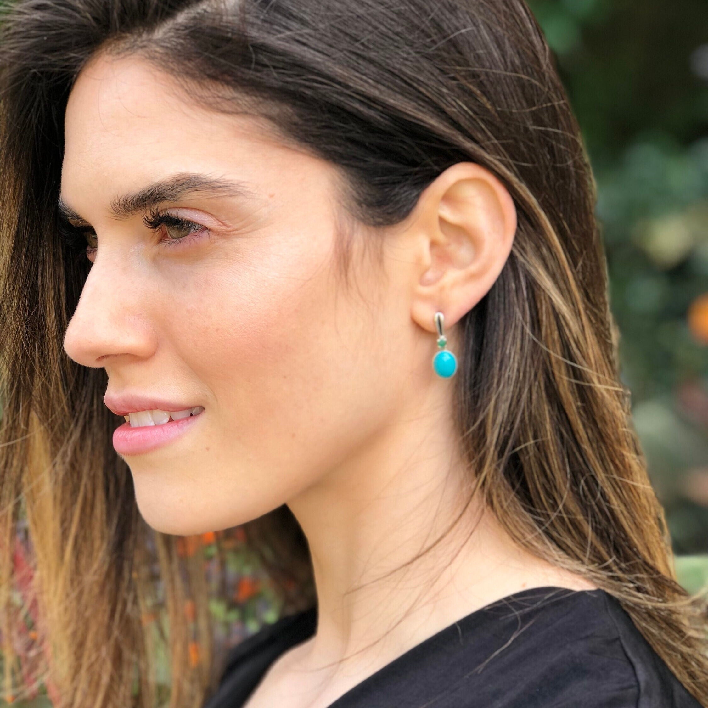 Opal Earrings, Real Opal Earrings, Antique Earrings, Vintage Earrings, October Birthstone, Long Earrings, Fire Opal, 925 Silver Earrings