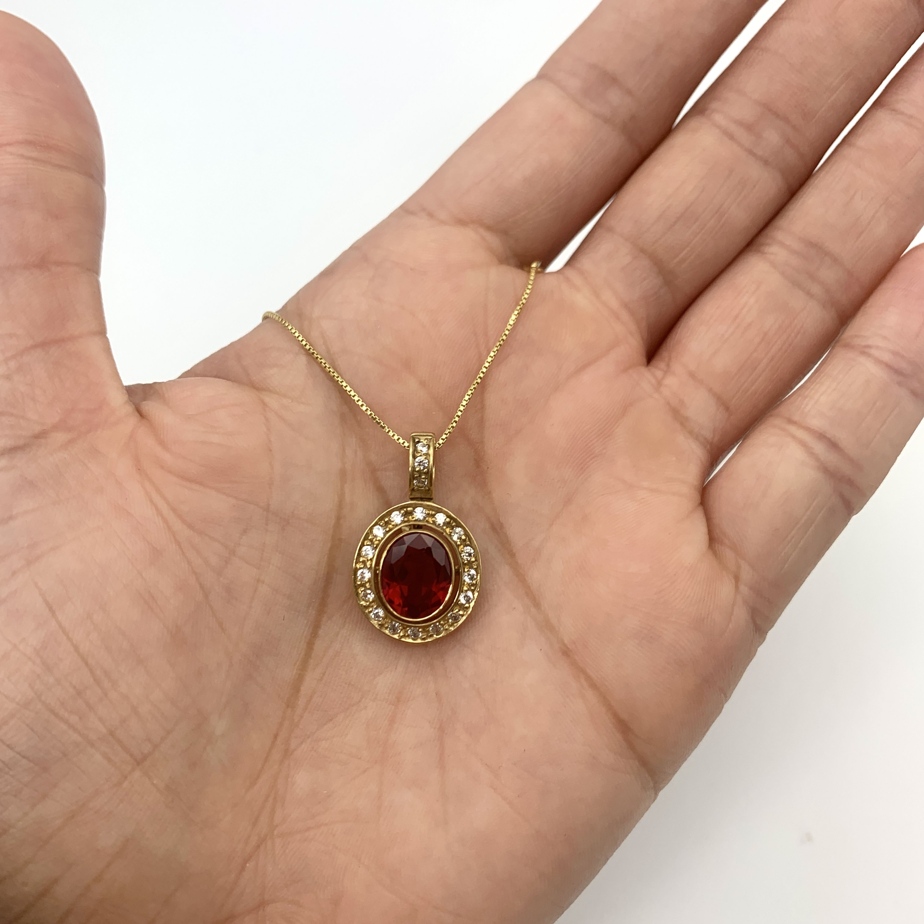 Ruby Pendant, Created Ruby Pendant, Statement Pendant, Vintage Pendant, Antique Pendant, Victorian Pendant, Ruby Necklace, Sterling Silver(1)