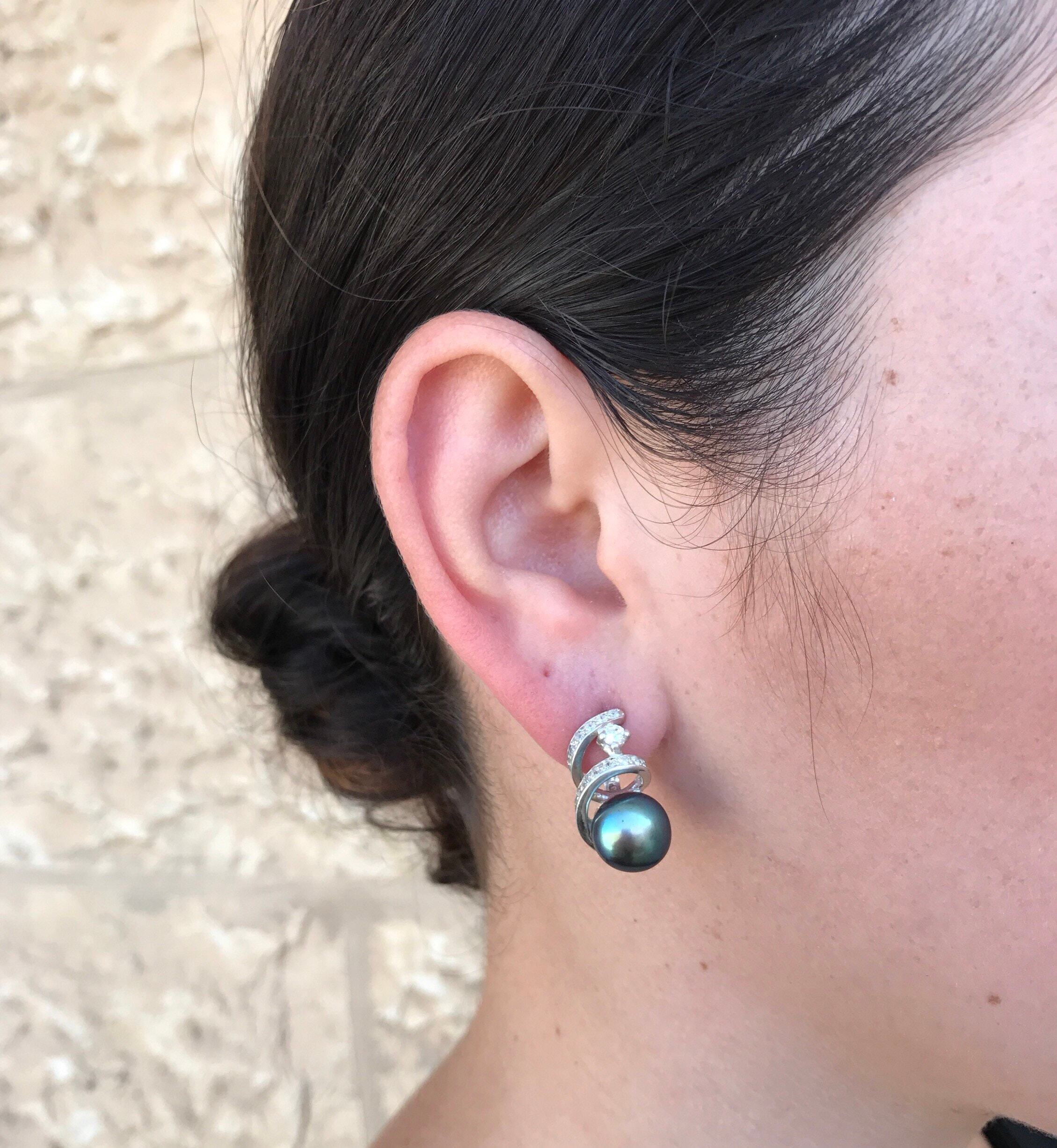 Sapphire Earrings in 925 Sterling Silver, featuring Baguette Blue Sapphire stones, perfect for birthdays and everyday wear.