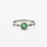 Natural Emerald Ring made in 925 Sterling Silver with Round Natural Green Emerald in Bezel setting, May Birthstone gift idea, symbolizes growth, harmony, and deep emotional healing, ideal for everyday wear and perfect for birthday gifting and special occasions.