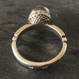 Black Pearl Ring - Natural Pearl Ring - June Birthstone Ring